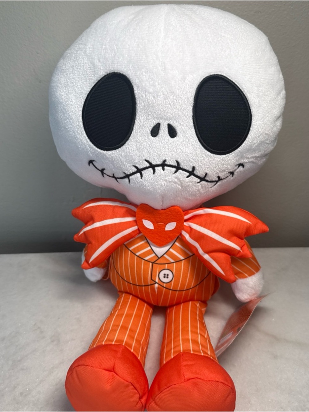 NEW DISNEY Nightmare Before Christmas 16” JACK SKELLINGTON Orange Suit Plush